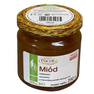 MIÓD WRZOSOWY BIO 250 g - PASIEKA PUCER