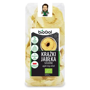 KRĄŻKI JABŁKA SUSZONE BIO 50 g - BIOGOL