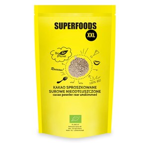 KAKAO SPROSZKOWANE SUROWE NIEODTŁUSZCZONE BIO 400 g - BIO PLANET