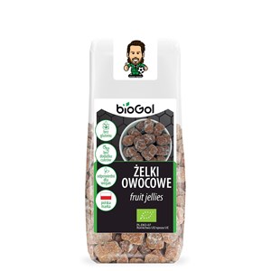 ŻELKI OWOCOWE BEZ DODATKU CUKRÓW BEZGLUTENOWE BIO 90 g - BIOGOL