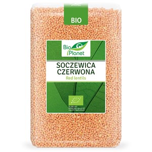 SOCZEWICA CZERWONA BIO 2 kg - BIO PLANET