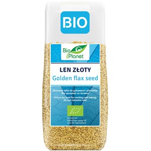 LEN ZŁOTY (SIEMIĘ LNIANE) BIO 200 g - BIO PLANET