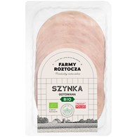 SZYNKA GOTOWANA PLASTRY BIO 100 g - FARMY ROZTOCZA (Z PÓŁKI)