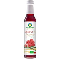 SYROP MALINA Z AGAWĄ BIO 250 ml - BIO FOOD