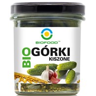 OGÓRKI KISZONE DELUXE BIO 320 g (230 g) - BIOFOOD