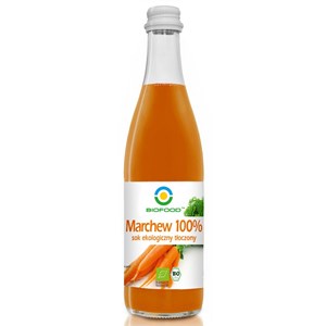 SOK Z MARCHWI NFC BEZGLUTENOWY BIO 500 ml - BIOFOOD