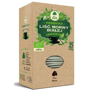 HERBATKA LIŚĆ MORWY BIAŁEJ BIO (25 x 2 g) 50 g - DARY NATURY