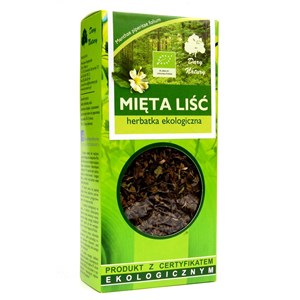 HERBATKA LIŚĆ MIĘTY BIO 25 g - DARY NATURY