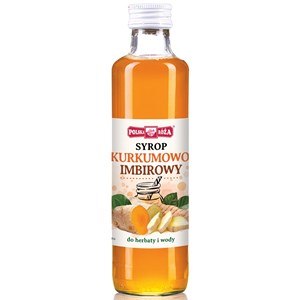 SYROP KURKUMOWO - IMBIROWY 250 ml - POLSKA RÓŻA