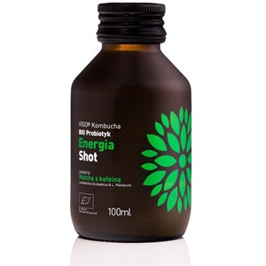 SHOT KOMBUCHA PROBIOTYK ENERGIA BEZGLUTENOWY BIO 100 ml - VIGO