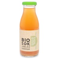 SOK JABŁKOWO - RABARBAROWY NFC BIO 250 ml - OWOCOWE SMAKI