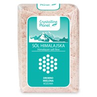 SÓL HIMALAJSKA RÓŻOWA DROBNO MIELONA 600 g - CRYSTALLINE PLANET