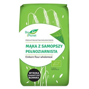 MĄKA Z SAMOPSZY PEŁNOZIARNISTA BIO 500 g - BIO PLANET