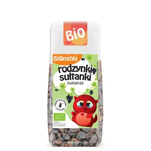 RODZYNKI SUŁTANKI BEZGLUTENOWE BIO 150 g - BIOMINKI