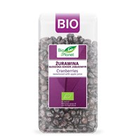 ŻURAWINA SŁODZONA SOKIEM JABŁKOWYM BIO 400 g - BIO PLANET