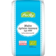 MĄKA ŻYTNIA RAZOWA TYP 2000 BIO (POLSKA) 1 kg - BIO RAJ