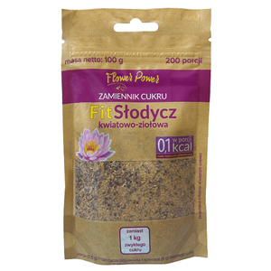 FIT SŁODYCZ KWIATOWO - ZIOŁOWA 100 g - FLOWER POWER