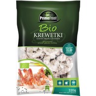 KREWETKI BANANOWE SUROWE I OBRANE Z OGONKIEM MROŻONE BIO 320 g - PRIMEFROST