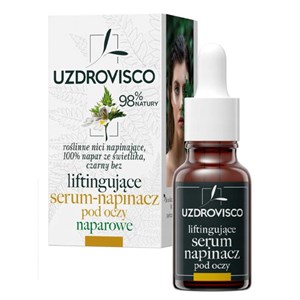 SERUM - NAPINACZ POD OCZY LIFTINGUJĄCE NAPAROWE 15 ml - UZDROVISCO (ŚWIETLIK)