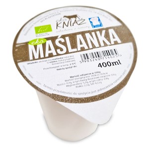 MAŚLANKA BIO 400 ml - EKO KNIAŹ (NA ZAMÓWIENIE)