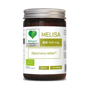 MELISA EKSTRAKT BIO (400 mg) 100 TABLETEK - BE ORGANIC