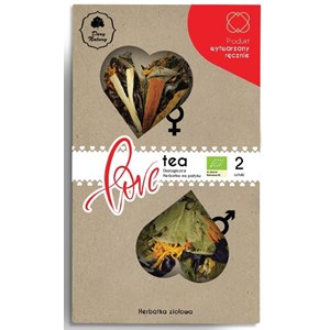 HERBATKA NA PATYKU LOVE TEA BIO (2 szt.) 7 g - DARY NATURY (PRODUKT SEZONOWY)