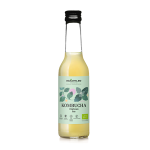 KOMBUCHA MIĘTOWA BIO 270 ml - DELIKATNA (ZAKWASOWNIA)