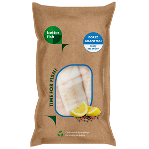DORSZ ATLANTYCKI FILET BEZ SKÓRY MROŻONY 475 g - BETTER FISH