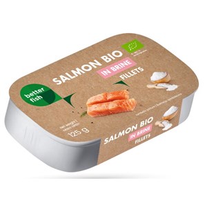 ŁOSOŚ ATLANTYCKI W SOSIE WŁASNYM BIO 125 g (75 g) - BETTER FISH