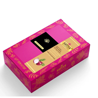 ZESTAW PREZENTOWY WCIERKA ODŻYWCZA Z WEGAŃSKA KERATYNĄ + SZCZOTKA DO MASAŻU GŁOWY - SATTVA (AYURVEDA)