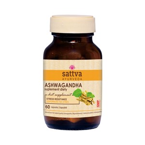 ASHWAGANDHA EKSTRAKT (350 mg) 60 KAPSUŁEK - SATTVA (FOODS)