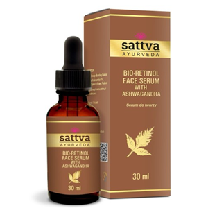 SERUM DO TWARZY Z ASHWAGANDHĄ I BIO-RETINOLEM 30 ml - SATTVA (AYURVEDA)