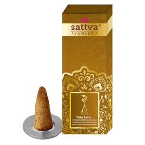 KADZIDEŁKA INDYJSKIE STOŻKOWE PALO SANTO (10 szt.) 20 g - SATTVA (AYURVEDA)