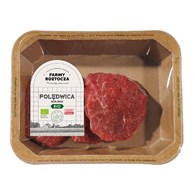 POLĘDWICA WOŁOWA KROJONA SUROWA  BIO 300 g - FARMY  ROZTOCZA (NA ZAMÓWIENIE)