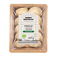 PIEROGI Z KAPUSTĄ I GRZYBAMI BIO 400 g - FARMY ROZTOCZA (NA ZAMÓWIENIE)