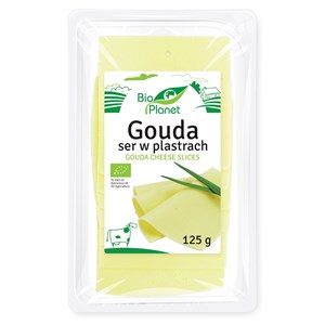 SER GOUDA W PLASTRACH BIO 125 g - BIO PLANET