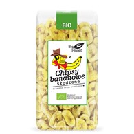 CHIPSY BANANOWE SŁODZONE BIO 350 g - BIO PLANET