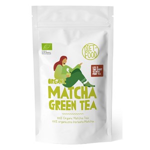 HERBATA ZIELONA MATCHA BIO 100 g - DIET-FOOD