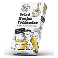 MAKARON (SUCHY KONJAC) FETTUCCINE BEZGLUTENOWY 80 g - DIET-FOOD