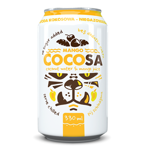 WODA KOKOSOWA Z SOKIEM Z MANGO 330 ml - DIET-FOOD (COCOSA)