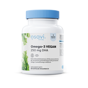 OMEGA-3 VEGAN BEZGLUTENOWA 60 KAPSUŁEK - OSAVI