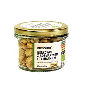 ORZECHY NERKOWCA Z ROZMARYNEM I TYMIANKIEM BEZGLUTENOWE BIO 120 g - BIOSSOM