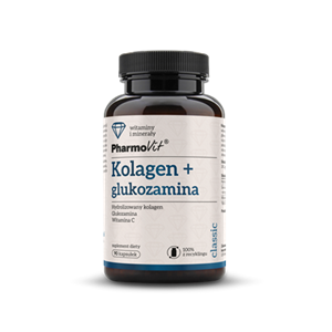 KOLAGEN + GLUKOZAMINA BEZGLUTENOWE 90 KAPSUŁEK - PHARMOVIT (CLASSIC)