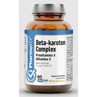 BETA-KAROTEN COMPLEX BEZGLUTENOWY 60 KAPSUŁEK - PHARMOVIT (CLEAN LABEL)