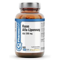 KWAS ALFA-LIPONOWY ALA (300 mg) BEZGLUTENOWY 60 KAPSUŁEK - PHARMOVIT (CLEAN LABEL)