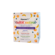MULTIWITAMINA (MULTICONTROL) DLA DZIECI I MŁODZIEŻY BEZGLUTENOWA 30 SASZETEK - PHARMOVIT