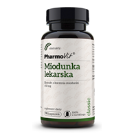 MIODUNKA LEKARSKA EKSTRAKT (450 mg) BEZGLUTENOWY 90 KAPSUŁEK - PHARMOVIT (CLASSIC)