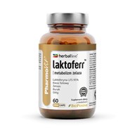 KAPSUŁKI NA METABOLIZM ŻELAZA (LAKTOFERR) BEZGLUTENOWE 60 szt. - PHARMOVIT (HERBALLINE)