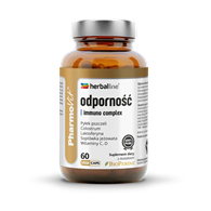 KAPSUŁKI NA ODPORNOŚĆ (IMMUNO COMPLEX) BEZGLUTENOWE 60 szt. - PHARMOVIT (HERBALLINE)