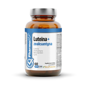 LUTEINA + ZEAKSANTYNA BEZGLUTENOWA 60 KAPSUŁEK - PHARMOVIT (CLEAN LABEL)